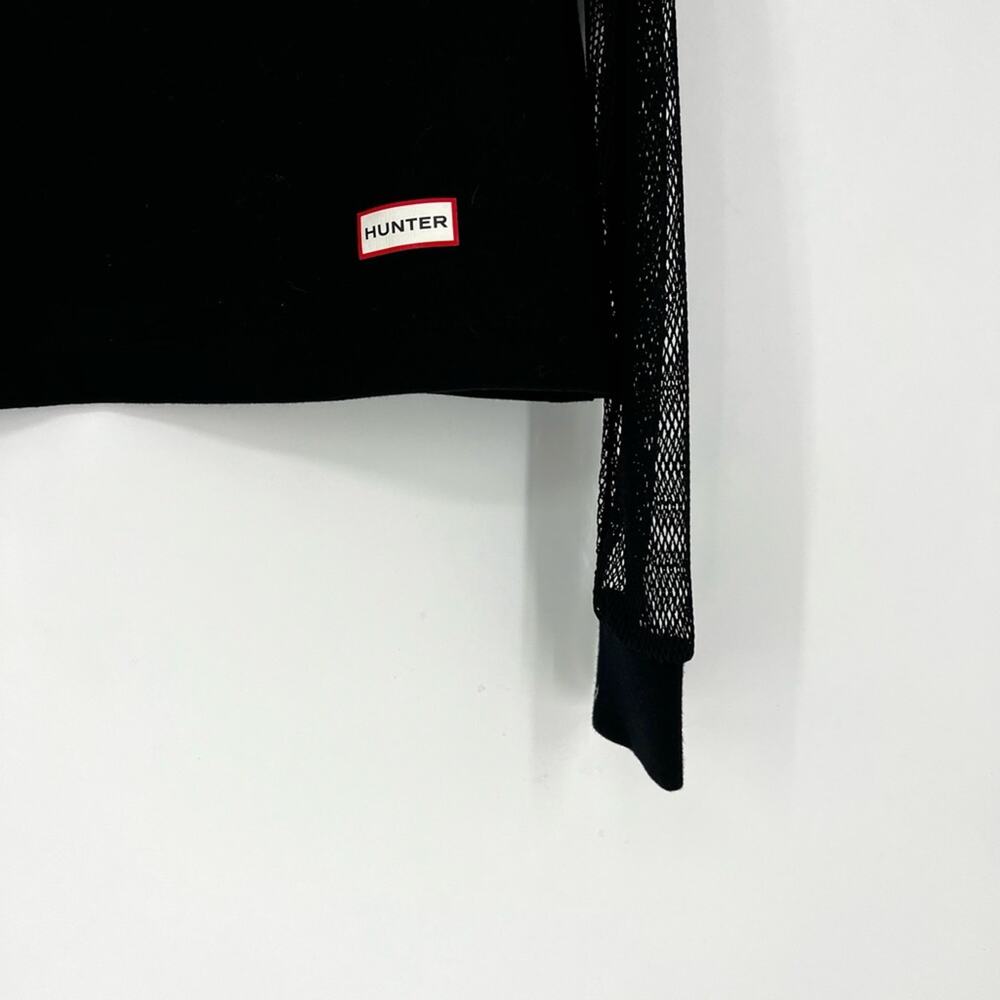 Hunter x Target Mesh Sleeves Pullover Sweatshirt Black Size XS - Picture 3 of 9